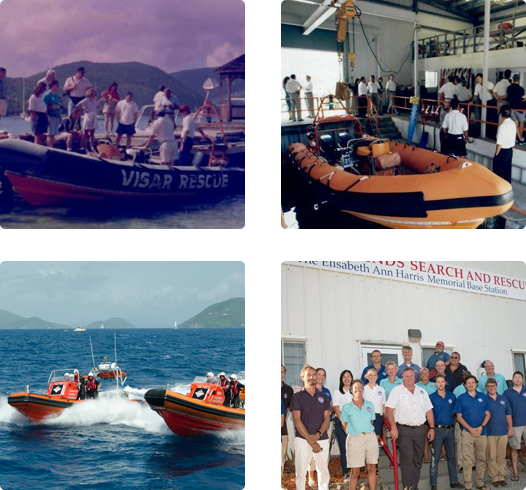 four images of people in Visar on boats